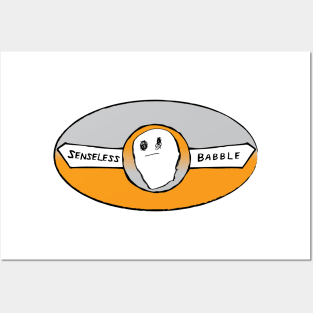 Senseless Babble - Oval Logo Posters and Art